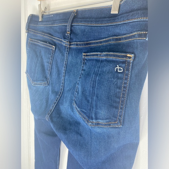 RAG & BONE Bedford Dark Blue Skinny High Rise Denim Jeans Like New. - Picture 5 of 5